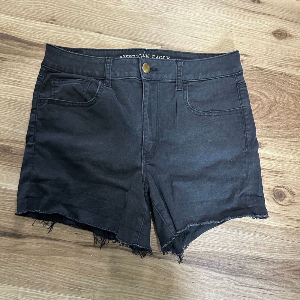 American Eagle stretch size 14 hi-rise shortie shorts